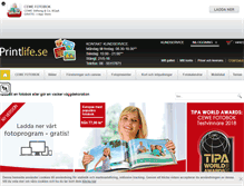 Tablet Screenshot of printlife.se